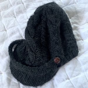 Bula Dark Gray Knit Beanie